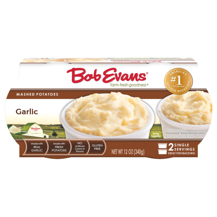 Bob Evans Garlic Mashed Potatoes Single Serve