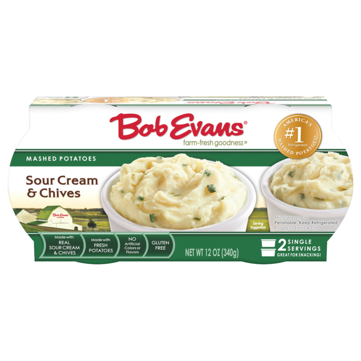 Bob Evans Sour Cream & Chives Mashed Potatoes Single Serve