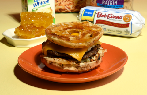 Hot Honey French Toast Breakfast Sandwich