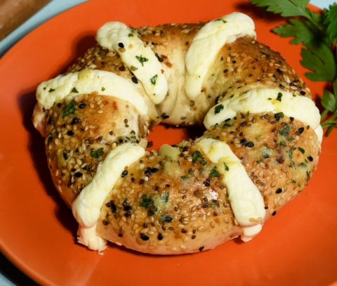 Viral Stuffed Bagels