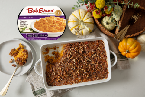 Sweet Potato Casserole with Streusel Topping