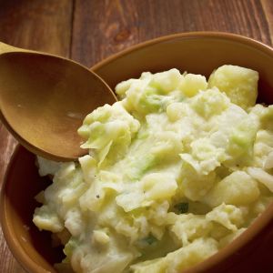 Irish style mashed potatoes