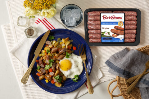 Sausage and Roasted Potato-Pepper Hash